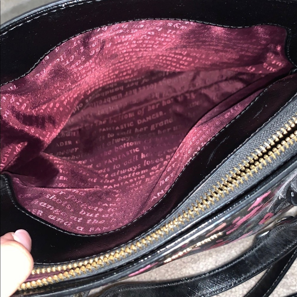 Kate Spade Floral Black Satchel - Picture 6 of 7